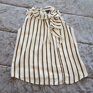 Ann Taylor Factory Striped Sleeveless Top